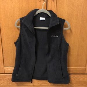 Woman’s black Columbia vest